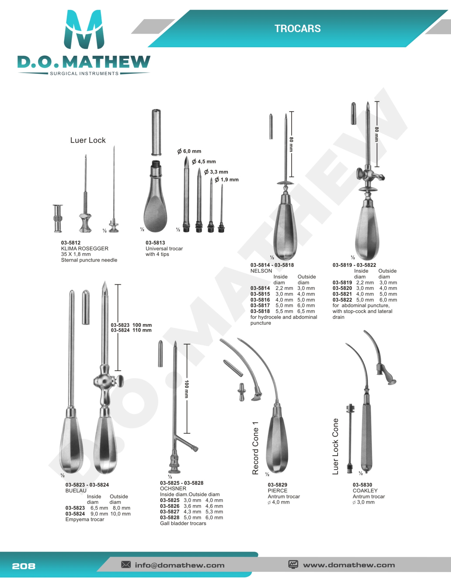 Gall Duct Forceps Probes Scissors Kidney Forceps, Urinary Instruments, Trocars